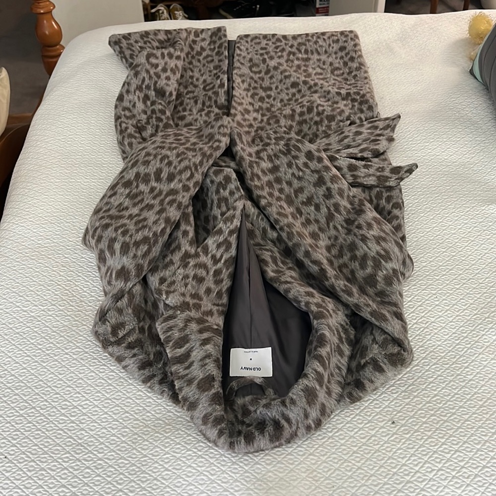 Old Navy long fury jacket